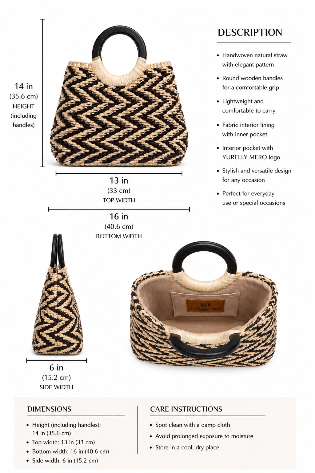 Lunara – Handwoven Straw Bag