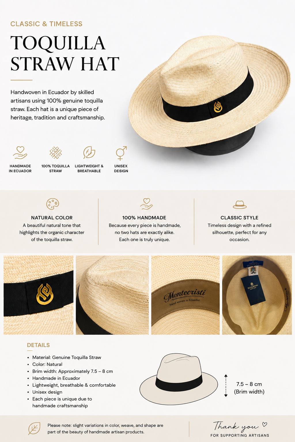 Classic Hat by Toquifina